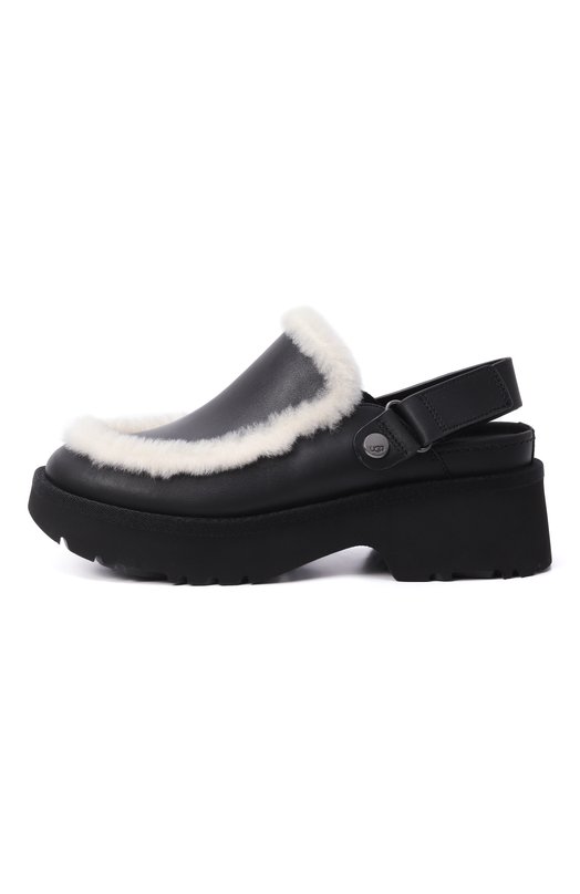 Кожаные сабо Esmee UGG 1171507 Чёрный  1171507 Фото 4