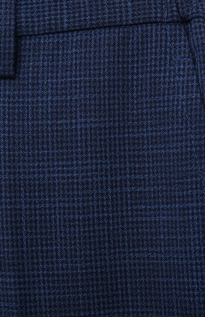 Шерстяные брюки STEFANO RICCI JUNIOR синего цвета по цене 75900 руб., арт. YT80000016/BI76HC, фото 3 Шерстяные брюки STEFANO RICCI JUNIOR, арт. YT80000016/BI76HC, фото 3