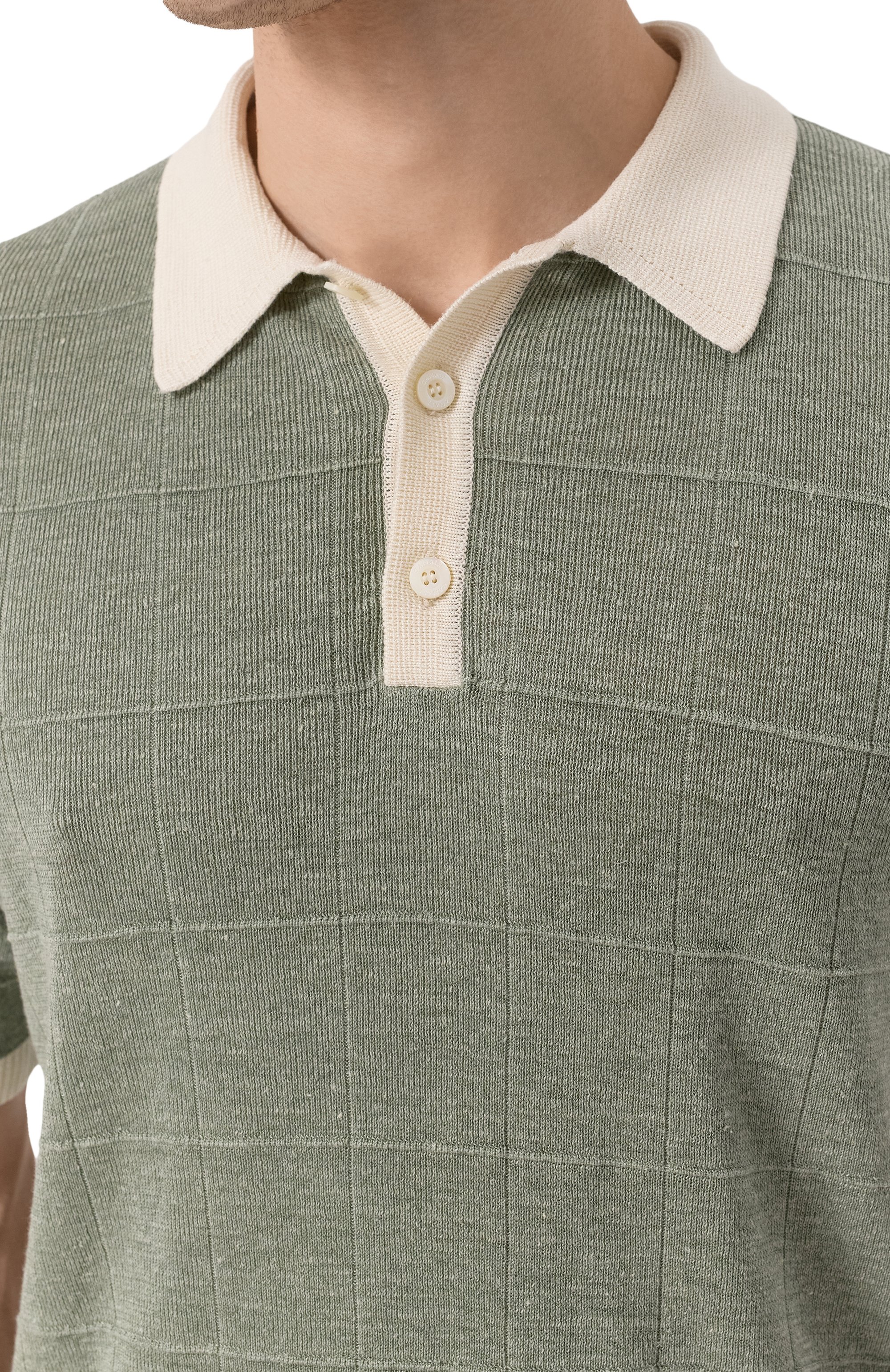 Поло изо льна и шелка CANALI, арт. C1084/MK02269, фото 5