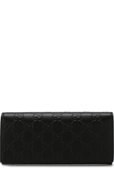 Кожаное портмоне с тиснением signature GUCCI, арт. 233154/CWC1R, фото 1