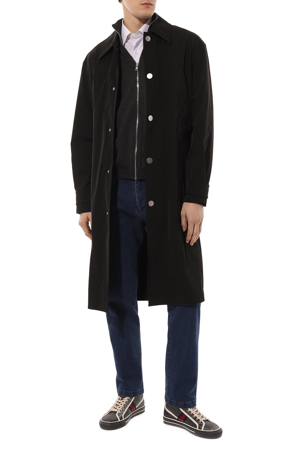 Текстильные кеды gucci tennis 1977 GUCCI, арт. 628717 H9H80, фото 2