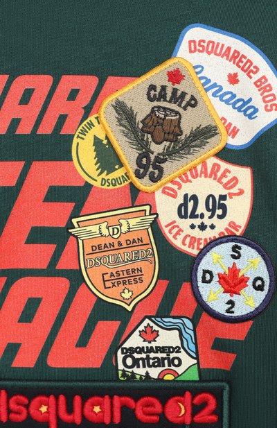 Хлопковая футболка DSQUARED2, арт. DQ3165/D0ACD, фото 3