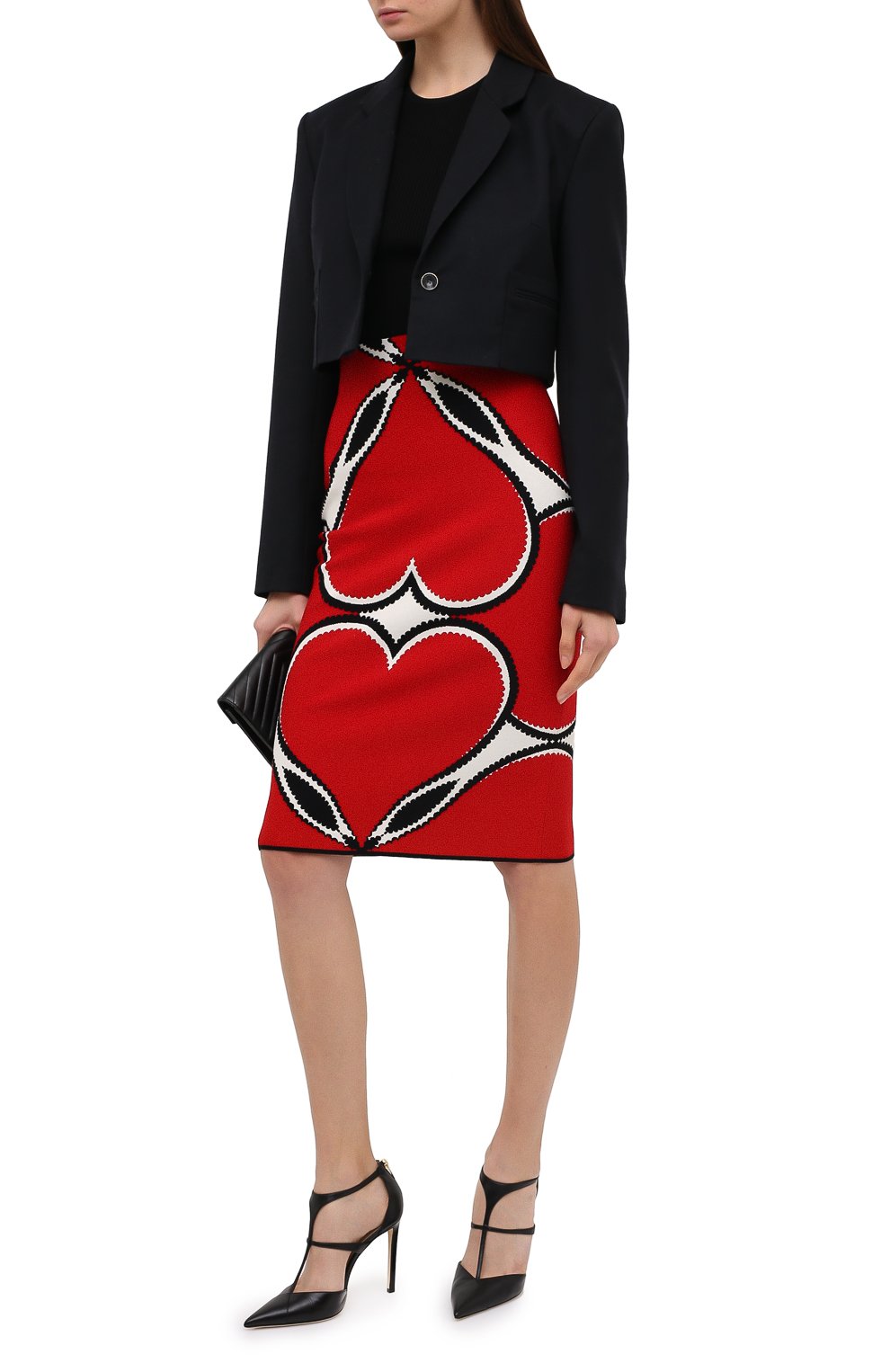 Юбка из вискозы ALEXANDER MCQUEEN, арт. 641913/Q1AR1, фото 2