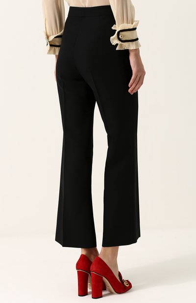 Укороченные расклешенные брюки со стрелками GUCCI, арт. 475862/ZJZ40, фото 4