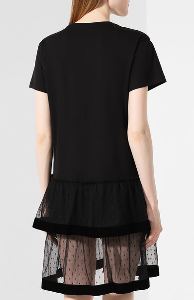 Хлопковое платье REDVALENTINO, арт. SR0MJ03G/4QB, фото 4