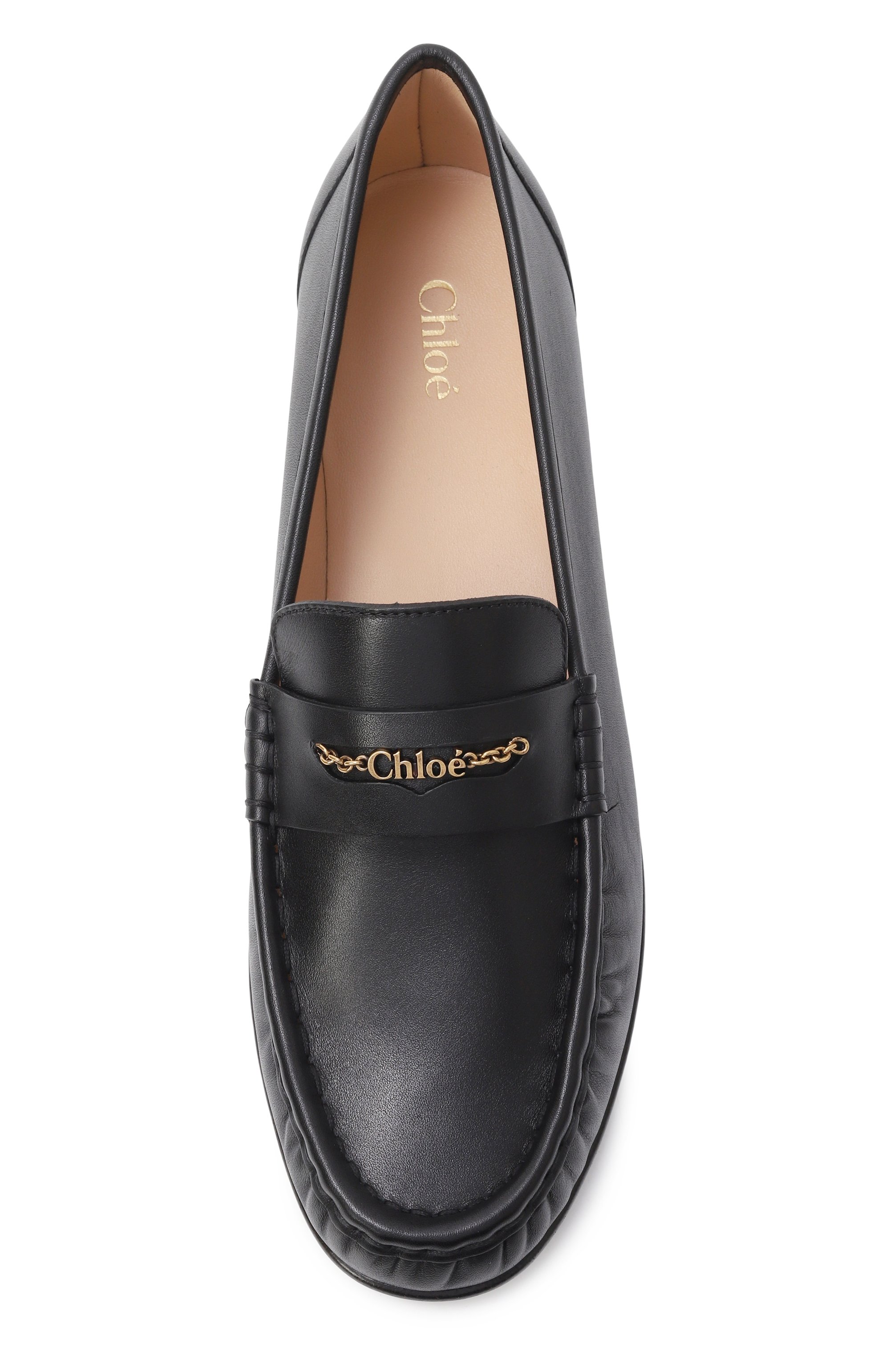 Кожаные пенни-лоферы chloé CHLOÉ, арт. CHC25A11SPI, фото 6