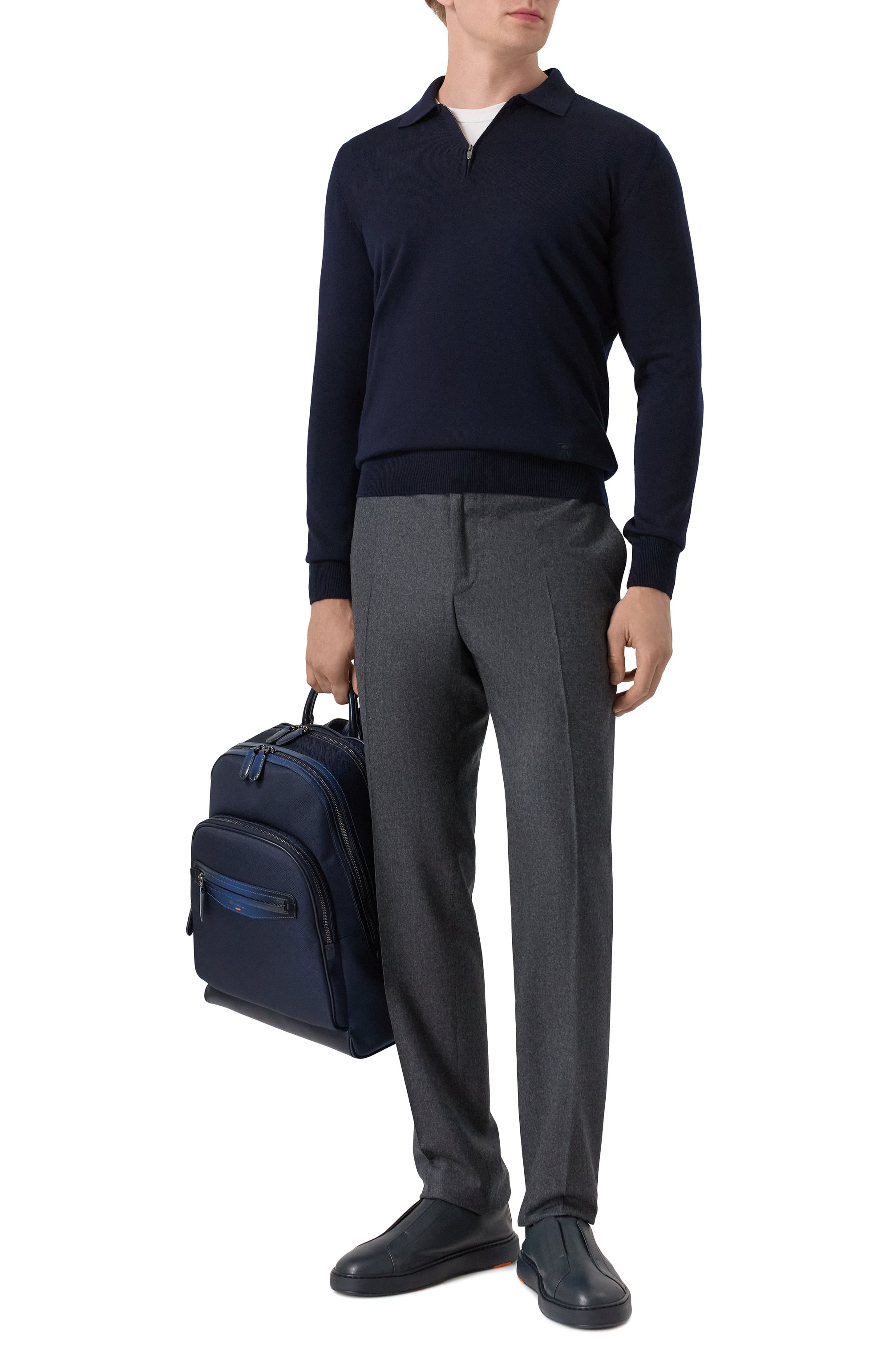 Шерстяное поло CORNELIANI, арт. 26M50F-2625100, фото 2