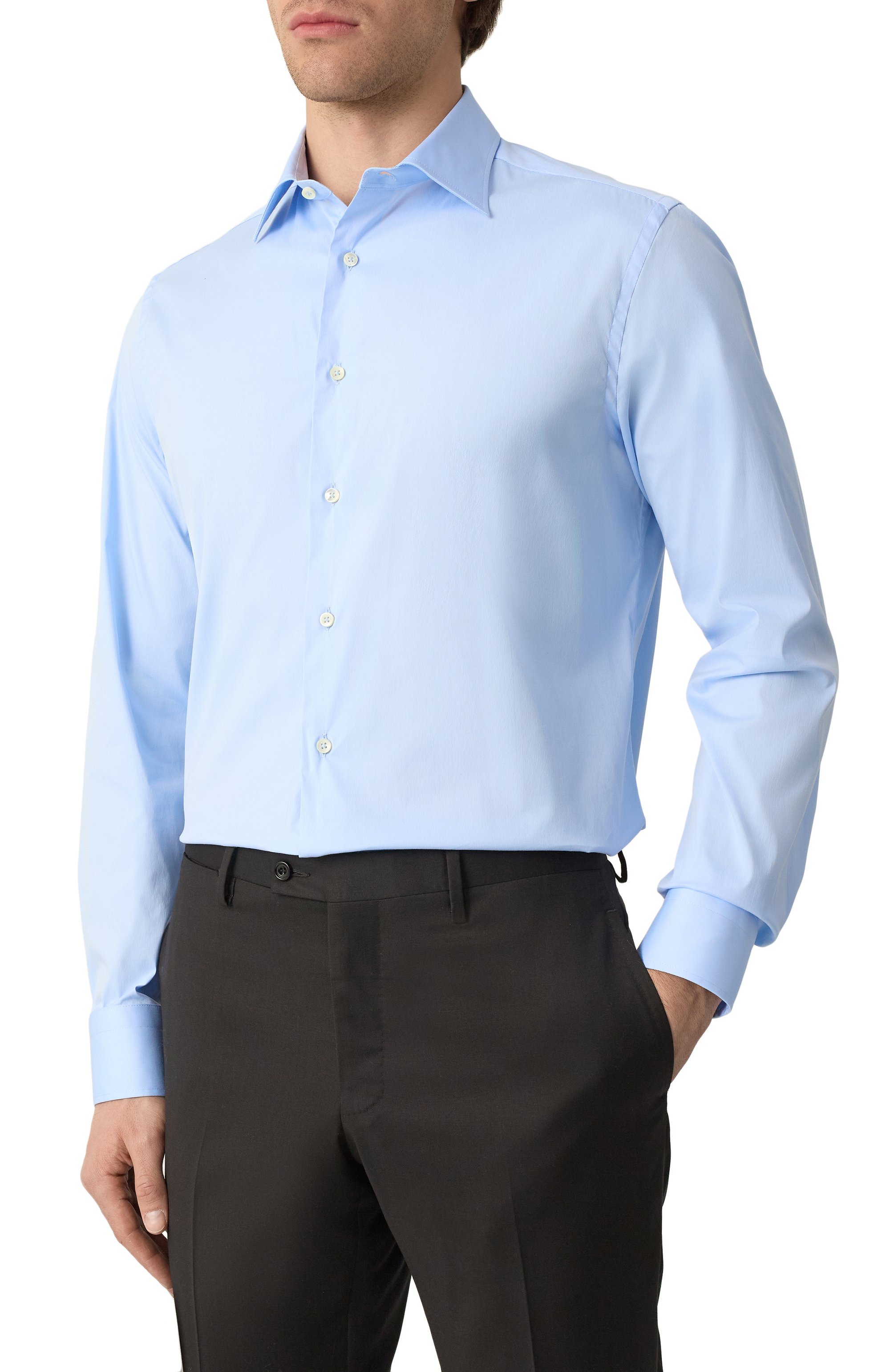 Хлопковая сорочка CANALI, арт. CCLX018/GA03292, фото 3