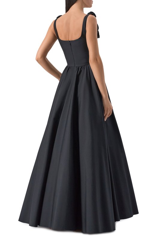 Хлопковое платье Giambattista Valli 25SSSVTE5096/40P0P Чёрный  25SSSVTE5096/40P0P Фото 4