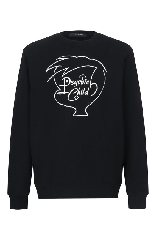 Хлопковый свитшот Undercover UC1F4891-3 Чёрный UC1F4891-3