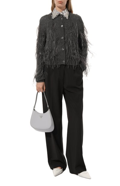 Кашемировый кардиган PRADA, арт. P25H45-1XBG-F0480-202, фото 2