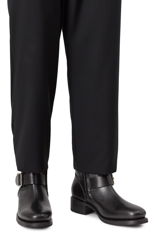 Кожаные сапоги Fonzie Dsquared2 ABM0085 01500001 Чёрный  ABM0085 01500001 Фото 3