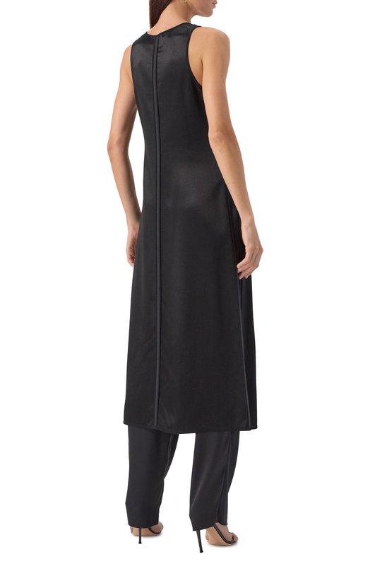 Атласный топ Giorgio Armani GW001583/TE15808 Чёрный  GW001583/TE15808 Фото 4
