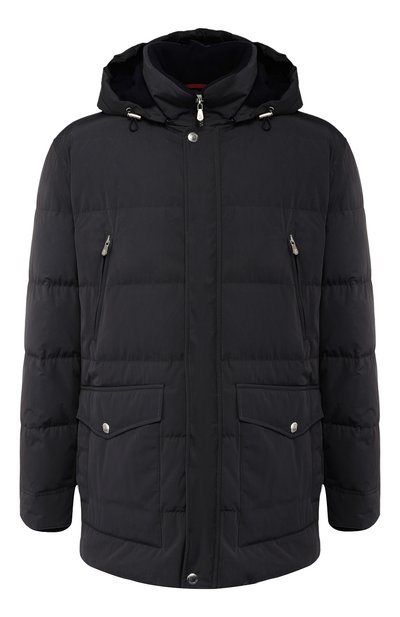 Пуховая куртка на молнии с капю шоном BRUNELLO CUCINELLI, арт. MM4931395, фото 1