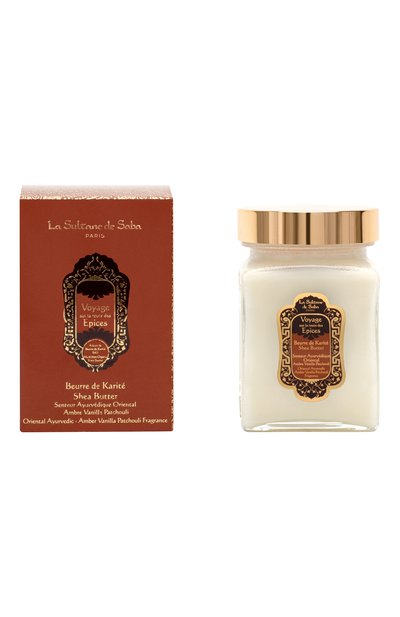 Масло карите для тела и волос "амбра, ваниль и пачули" (300ml) LA SULTANE DE SABA, арт. 3760092230750, фото 4