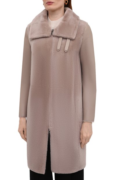 Шуба из овчины EMPORIO ARMANI, арт. BNL07P/B2P26, фото 3