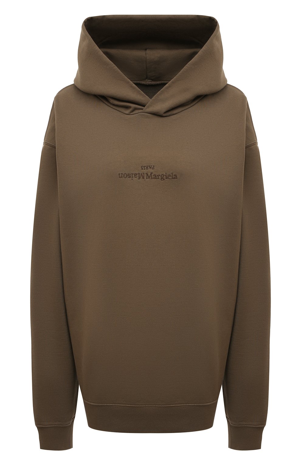 Хлопковое худи MAISON MARGIELA хаки цвета по цене 82100 руб., арт. S50GU0197/S25520, фото 1 Хлопковое худи MAISON MARGIELA, арт. S50GU0197/S25520, фото 1