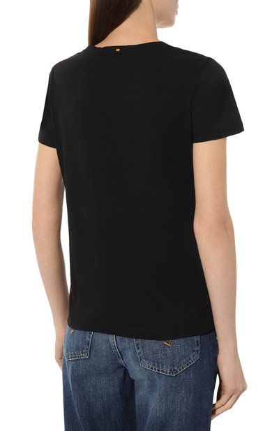 Хлопковая футболка BOSS ORANGE, арт. 50489871, фото 4