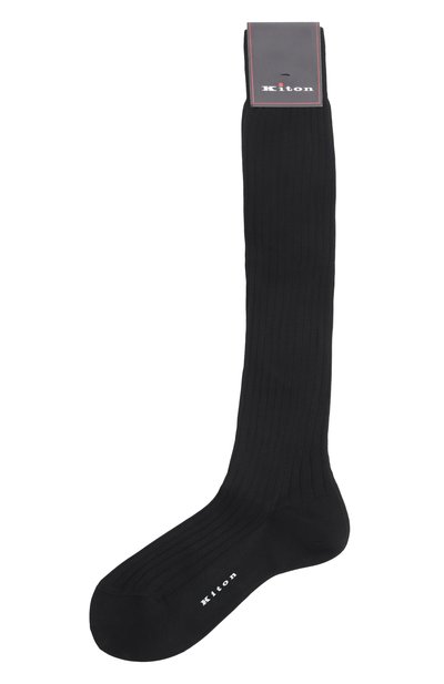Мужские хлопковые гольфы KITON, арт. UCALZ27K0765H
