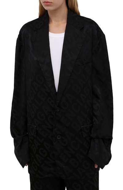 Жакет BALENCIAGA черного цвета по цене 209000 руб., арт. 671671/TI038, фото 3 Жакет BALENCIAGA, арт. 671671/TI038, фото 3