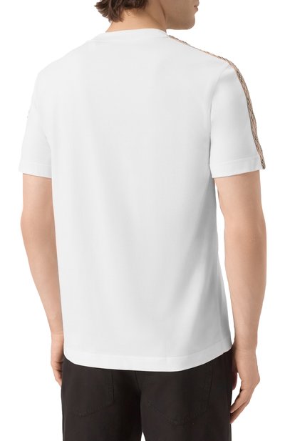 Хлопковая футболка BURBERRY, арт. 8106246, фото 4