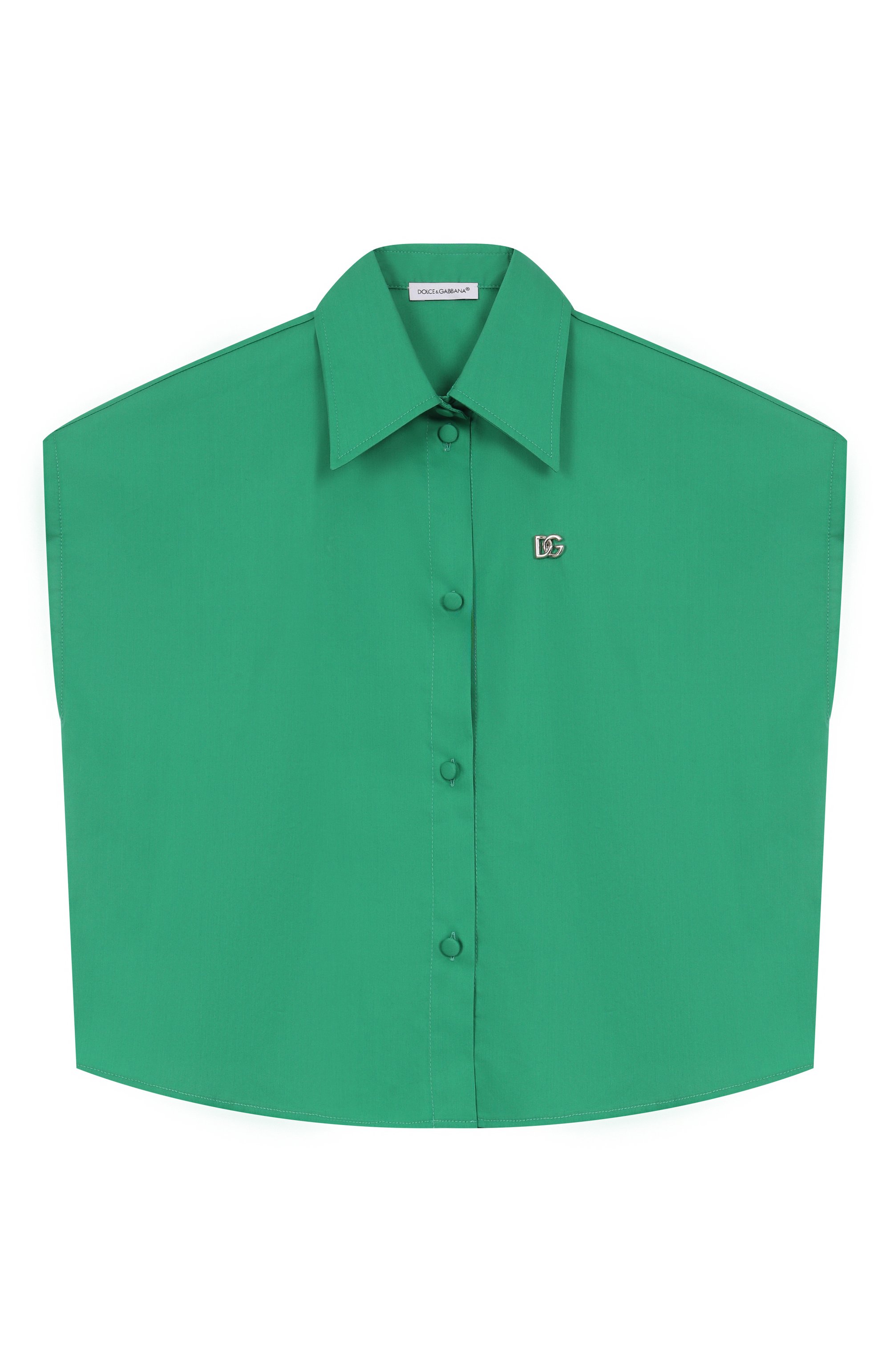 Рубашка из хлопка и шелка DOLCE & GABBANA, арт. L56S34/FUM4G/2-6, фото 1