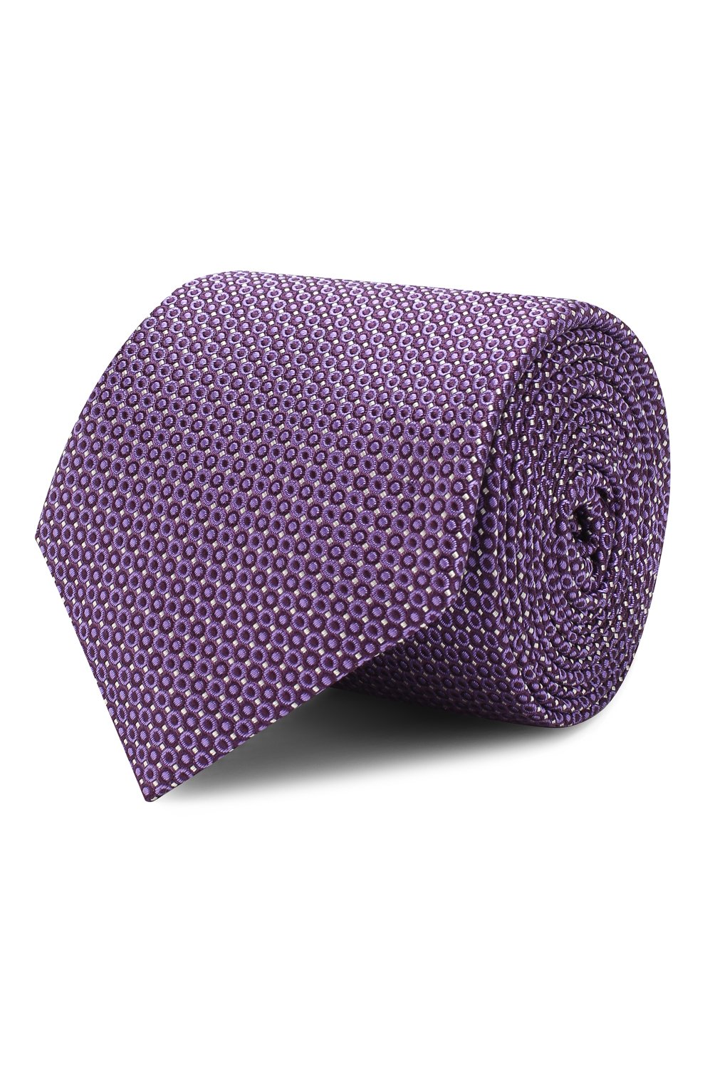Шелковый галстук CANALI фиолетового цвета по цене 9525 руб., арт. 18/HJ02299, фото 1 Шелковый галстук CANALI, арт. 18/HJ02299, фото 1
