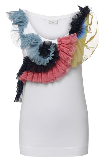 Женский хлопковый топ DRIES VAN NOTEN, арт. 211-11148-2600