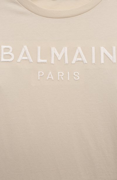 Хлопковая футболка BALMAIN, арт. BU8A11, фото 3