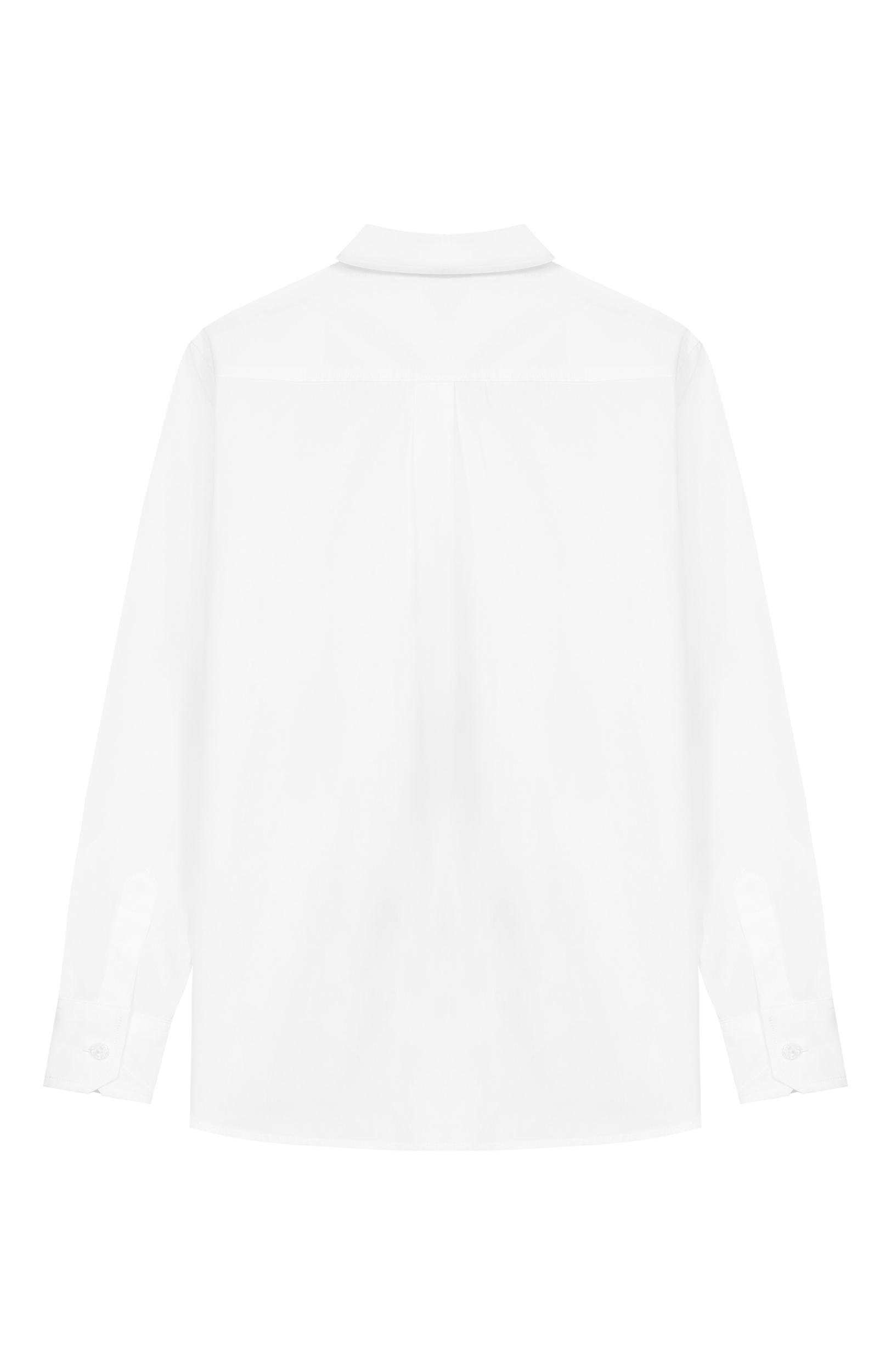 Хлопковая рубашка DOLCE & GABBANA белого цвета по цене 33300 руб., арт. L43S23/FU5WJ_001, фото 2 Хлопковая рубашка DOLCE & GABBANA, арт. L43S23/FU5WJ_001, фото 2
