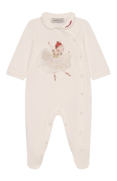Хлопковый комбинезон MONNALISA, арт. 35F210