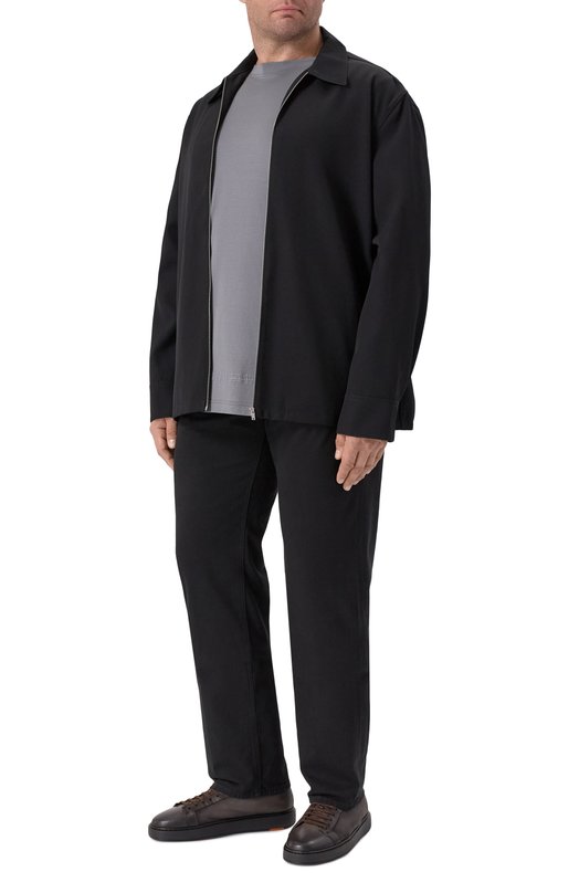 Хлопковая футболка Kiton UMK0824KG Серый  UMK0824KG Фото 2