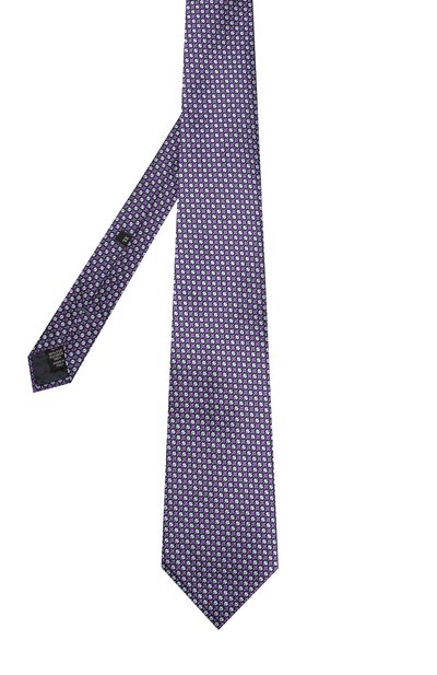 Шелковый галстук с узором ZEGNA, арт. Z3W05/1XW, фото 2