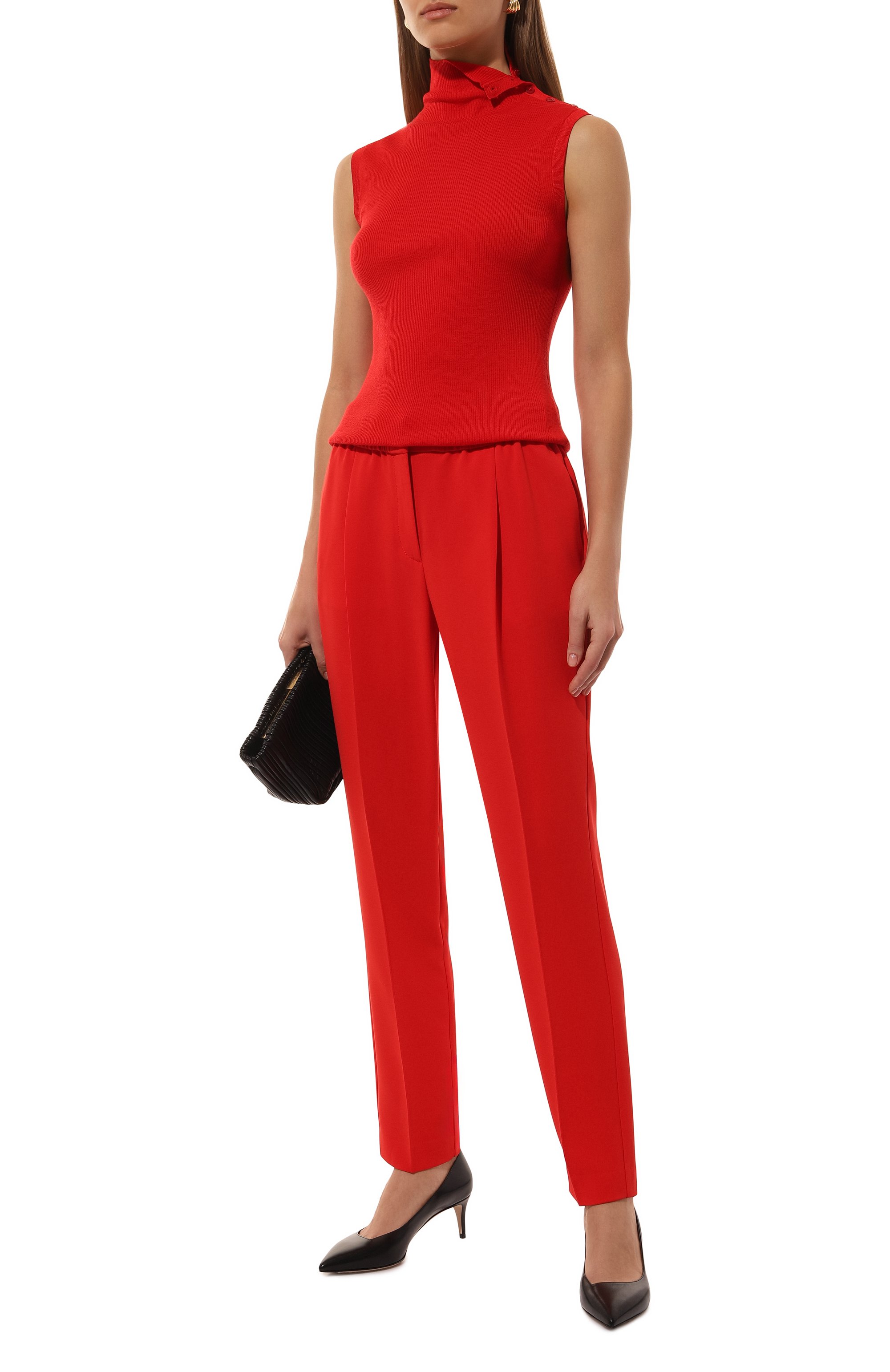 Брюки BOSS красного цвета по цене 29950 руб., арт. 50490039, фото 2 Брюки BOSS, арт. 50490039, фото 2