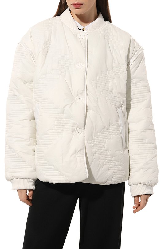 Утепленный бомбер sherpa. Кремовый, фото 3