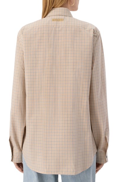 Хлопковая рубашка MOSCHINO, арт. A0227/5548, фото 4