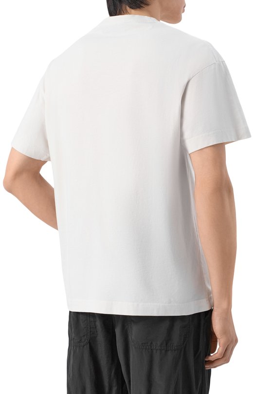 Хлопковая футболка Palm Angels PMAA109S26JER008 Белый  PMAA109S26JER008 Фото 4