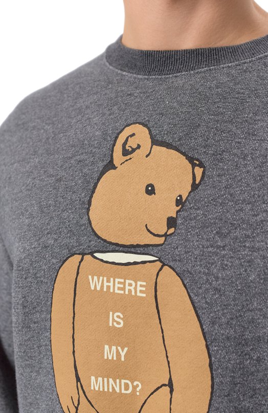 Хлопковый джемпер Undercover UC1F4891-2 Серый  UC1F4891-2 Фото 5