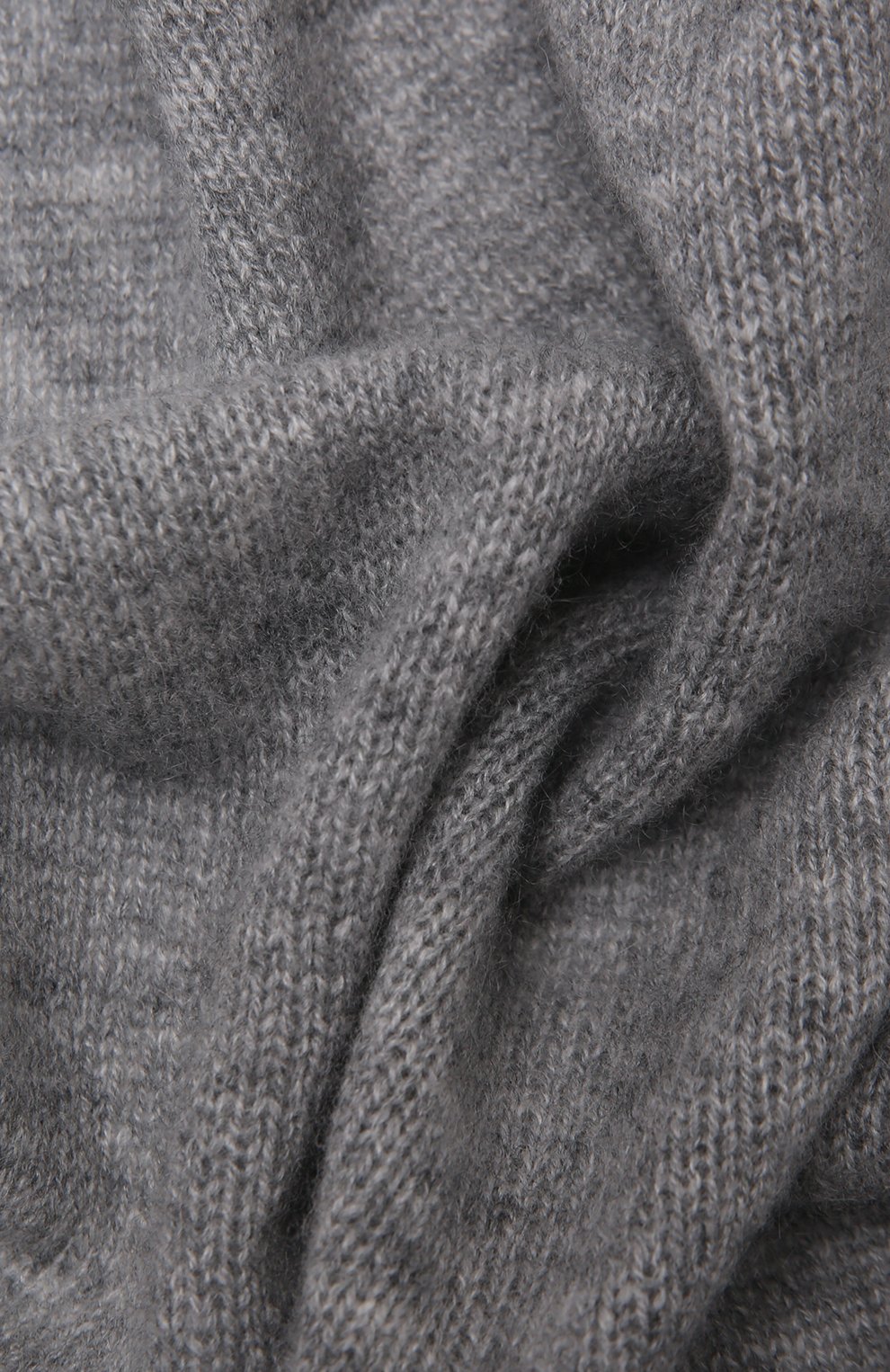 Кашемировый шарф ALLUDE серого цвета по цене 26550 руб., арт. 215/11241, фото 3 Кашемировый шарф ALLUDE, арт. 215/11241, фото 3