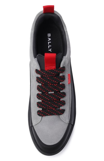 Кожаные кеды rudys BALLY серого цвета по цене 53900 руб., арт. MSK0E7/VT992__SU009I0W9, фото 5 Кожаные кеды rudys BALLY, арт. MSK0E7/VT992__SU009I0W9, фото 5