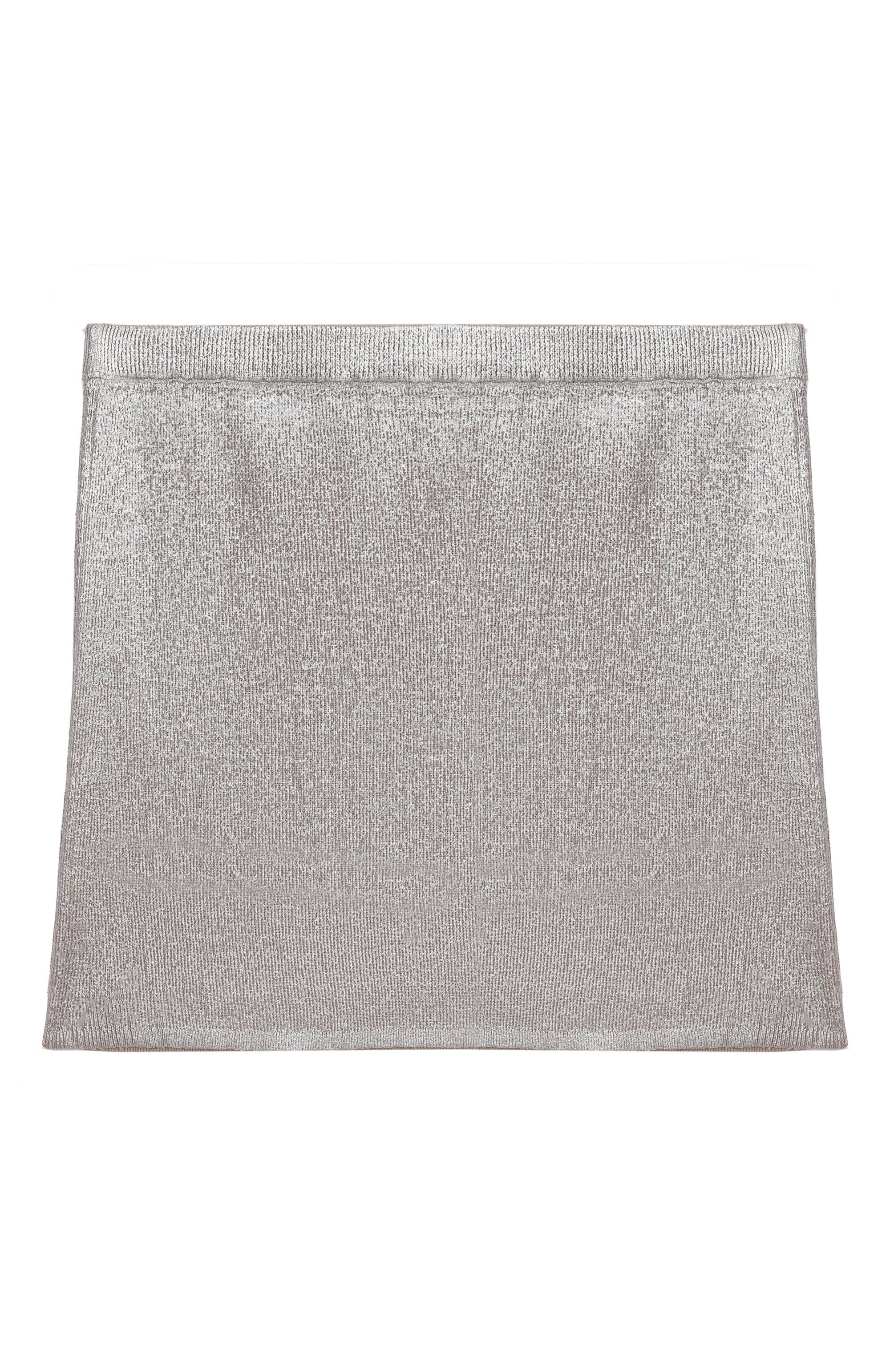 Юбка DIESEL серебряного цвета по цене 19350 руб., арт. J02370/KYAZN, фото 2 Юбка DIESEL, арт. J02370/KYAZN, фото 2