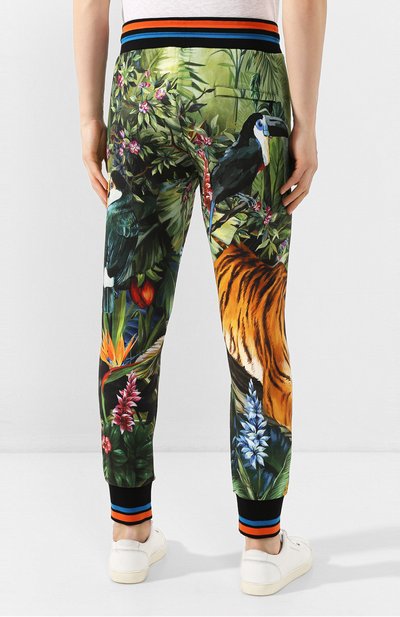 Хлопковые джоггеры DOLCE & GABBANA, арт. GYM0AT/FI7U6, фото 4