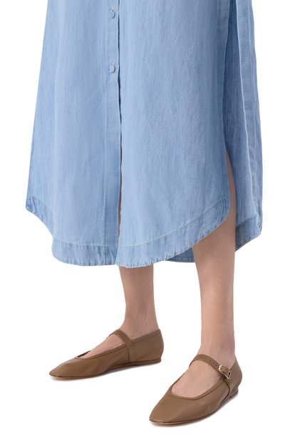 Кожаные балетки mary jane LE MONDE BERYL, арт. BMJ-LEA-TAU, фото 3