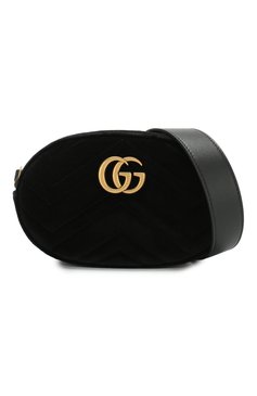 Поясная сумка gg marmont из бархата GUCCI, арт. 476434/9FRDT, фото 5