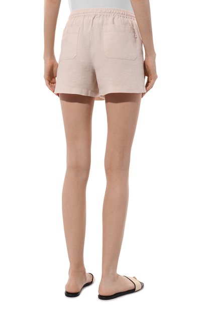 Льняные шорты DEREK ROSE бежевого цвета по цене 29800 руб., арт. 1703/VIEN001, фото 4 Льняные шорты DEREK ROSE, арт. 1703/VIEN001, фото 4