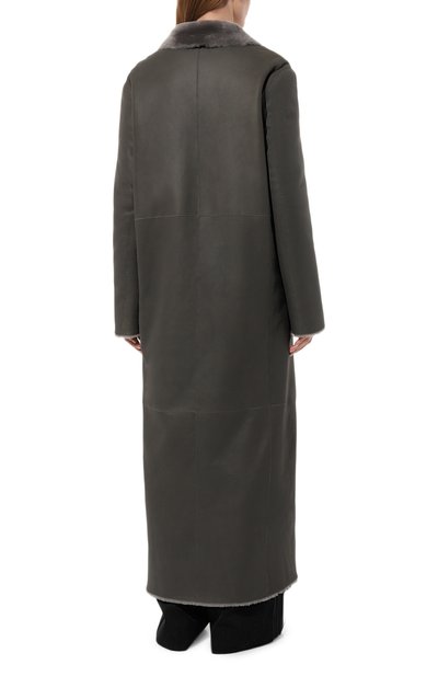Двусторонняя дубленка из овчины SASHAVERSE, арт. CS004/Grey/W24, фото 4