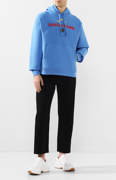 Кожаные кроссовки GUCCI, арт. 599146/DRW00, фото 2