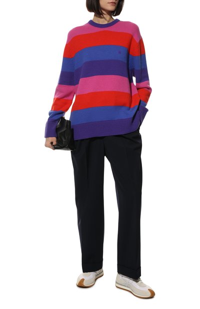 Шерстяной свитер ACNE STUDIOS разноцветного цвета по цене 36250 руб., арт. C60046/W, фото 2 Шерстяной свитер ACNE STUDIOS, арт. C60046/W, фото 2