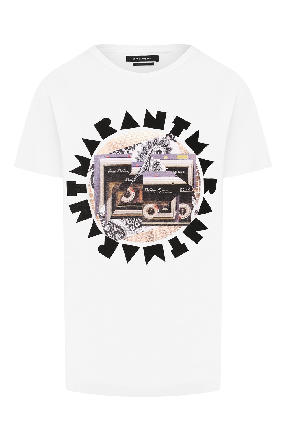 Хлопковая футболка ISABEL MARANT, арт. TS0619-19E038I/ZA0F, фото 1