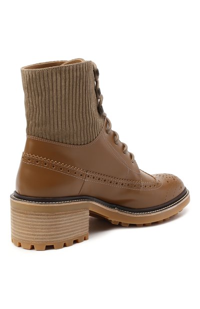 Кожаные ботинки CHLOÉ, арт. CHC20W379P3, фото 4